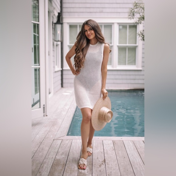 Abercrombie crochet minidress beach cover up - small - Picture 2 of 5